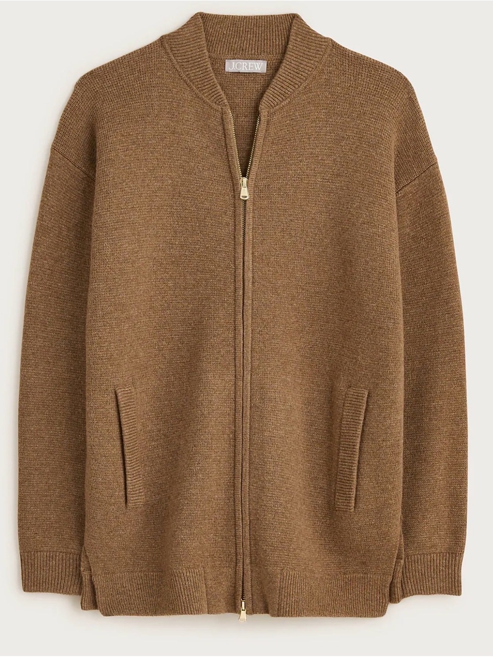 EUC Fab J CREW Full-zip Flight Sweater Jacket XS